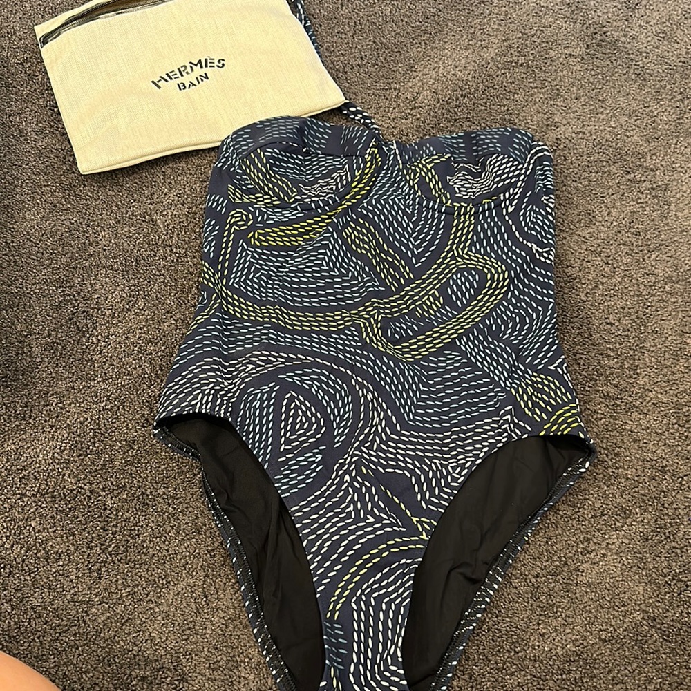 hermes one piece bathing suit